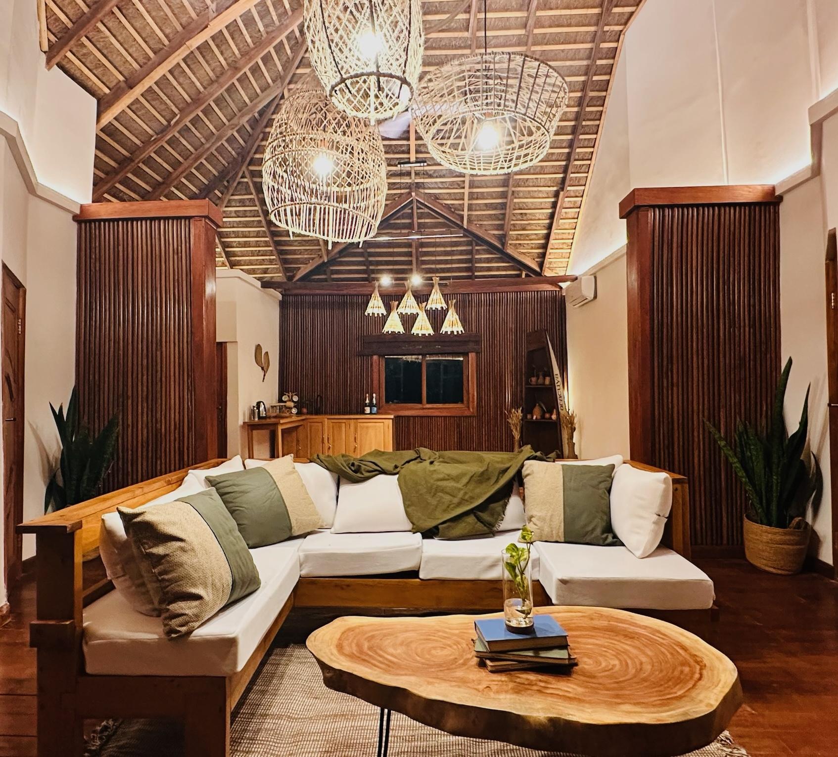 Luxury suite interior at Aracuya